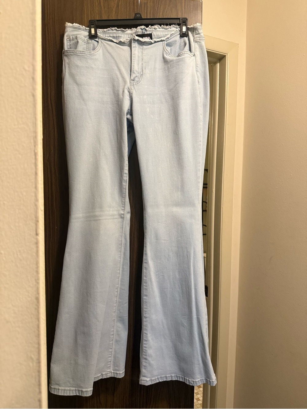 Fashion Nova Light Blue Flare Jeans